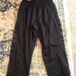 Nike dryfit black on black side detail sweatpants